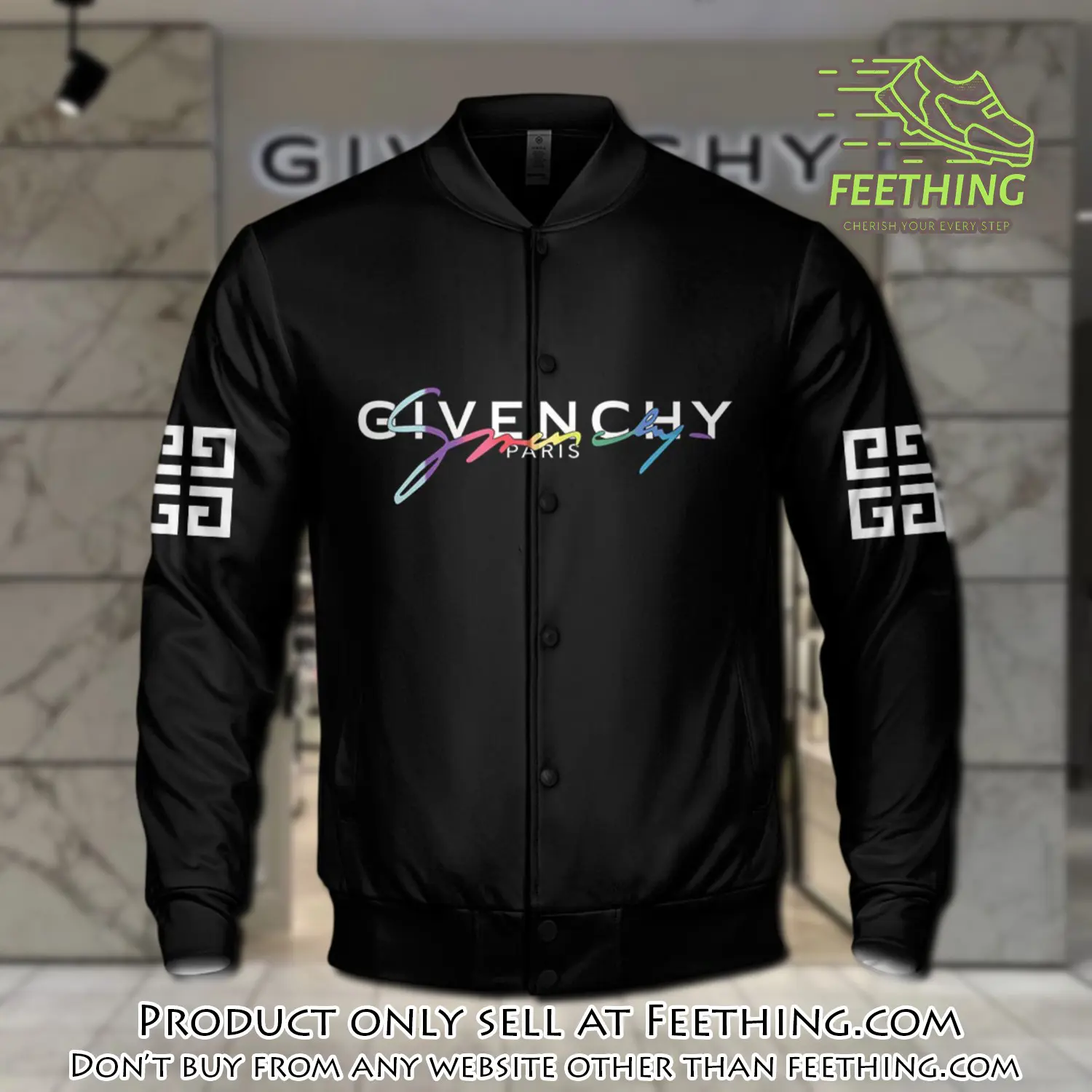 Luxury givenchy varsity premium baseball jacket bjv1052 ft5251406
